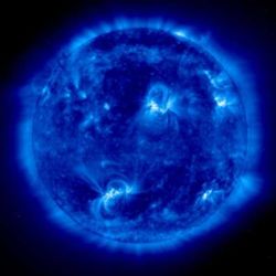 The solar corona in eight times ionized iron